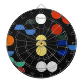 cirkels en puntstukjes | Sophie Taeuber-Arp | Dartbord (Voorkant)