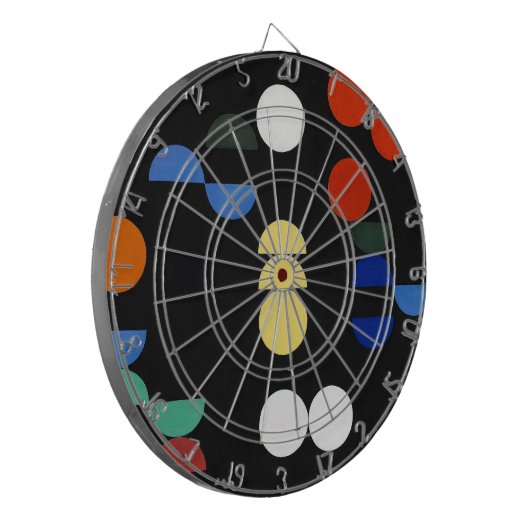 cirkels en puntstukjes | Sophie Taeuber-Arp | Dartbord (Voorkant Links)