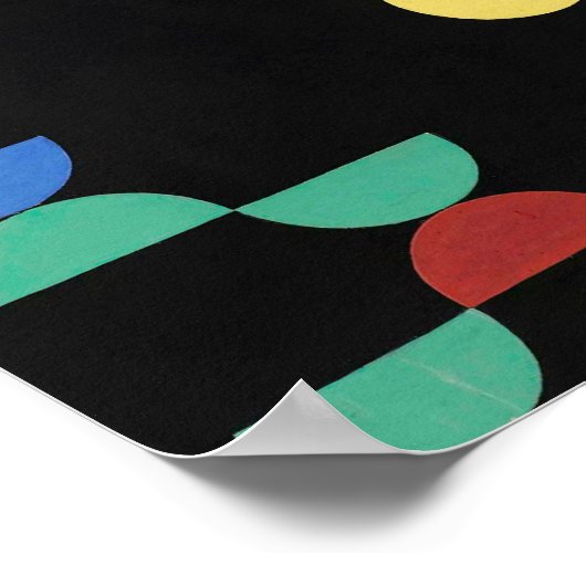 cirkels en puntstukjes | Sophie Taeuber-Arp | Poster (Hoek)