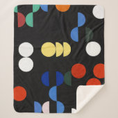 cirkels en puntstukjes | Sophie Taeuber-Arp | Sherpa Deken (Voorkant)
