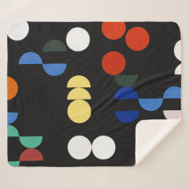 cirkels en puntstukjes | Sophie Taeuber-Arp | Sherpa Deken