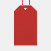 Cirkels en ringen retro cadeaulabel (Achterkant)