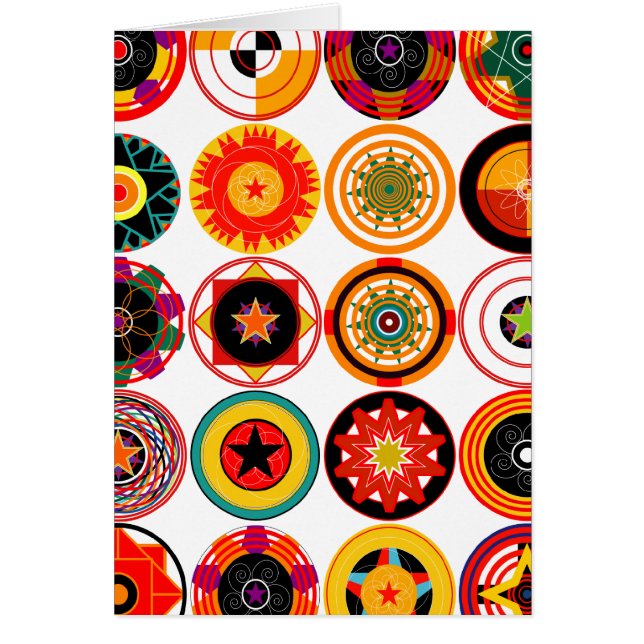 cirkels en spiraalvormige cirkels (Voorkant)