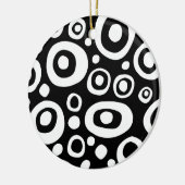 Cirkels en spots 06 keramisch ornament (Links)