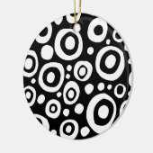 Cirkels en spots 07 keramisch ornament (Links)