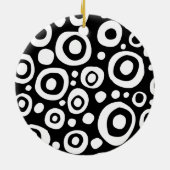 Cirkels en spots 07 keramisch ornament (Achterkant)