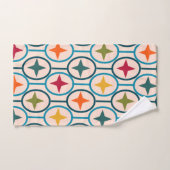 cirkels en sterren bad handdoek (Handdoek)
