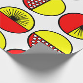 cirkels en sterren cadeaupapier (Hoek)