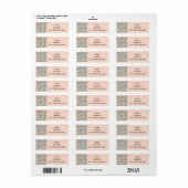 cirkels en sterren etiket (Full Sheet)