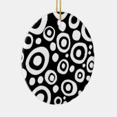 Cirkels en stippen 03 keramisch ornament (Rechts)