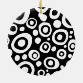 Cirkels en stippen 03 keramisch ornament (Achterkant)