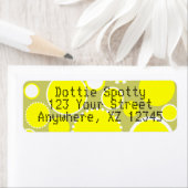 Cirkels en Stippen Etiket (Insitu)