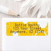 Cirkels en Stippen Etiket (Insitu)