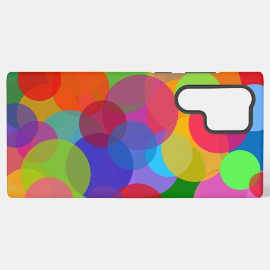 Cirkels en Stippen Samsung Galaxy Hoesje (Achterkant horizontaal)