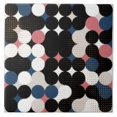 Cirkels en stippen tegeltje (Voorkant)