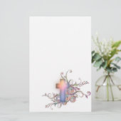 Cirkels en wervelingen ~ Kruis Briefpapier (Staand voorkant)