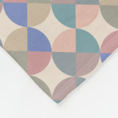 cirkels fleece deken (Hoek)