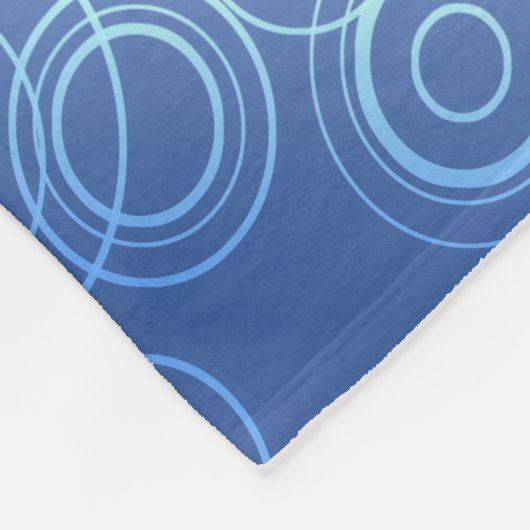Cirkels Fleece Deken (Hoek)