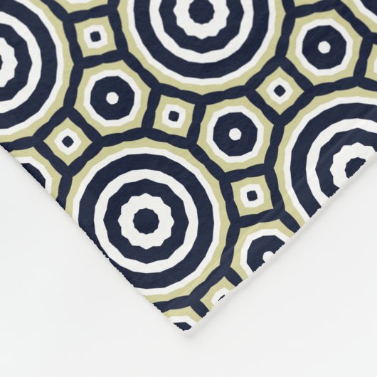 cirkels fleece deken (Hoek)