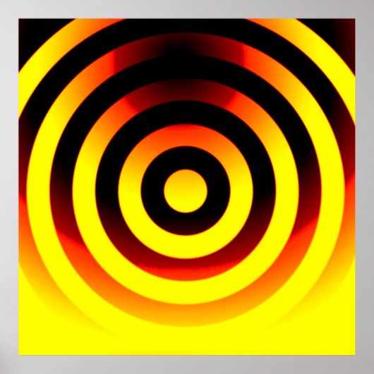 cirkels geometrische achtergronden patroon in kleu poster (Voorkant)