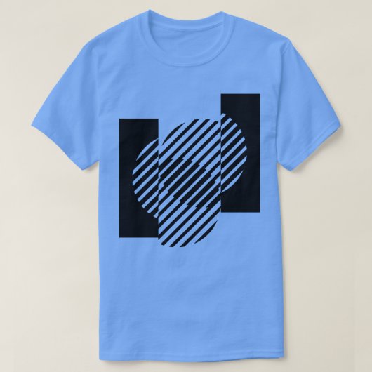 cirkels geometrische samenstelling t-shirt (Design voorkant)