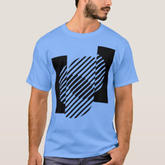 cirkels geometrische samenstelling t-shirt