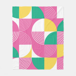  cirkels: grafische harmonie. fleece deken