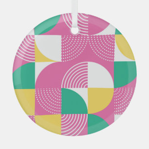 cirkels: grafische harmonie. glas ornament