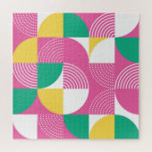 cirkels: grafische harmonie. legpuzzel (Horizontaal)