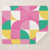  cirkels: grafische harmonie. sherpa deken (Voorkant (horizontaal))