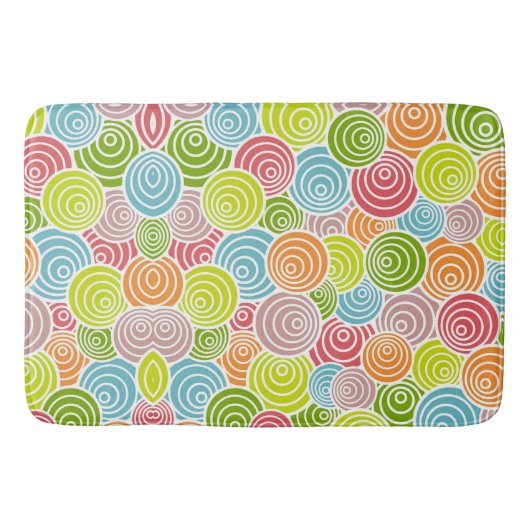 Cirkels in cirkels badmat (Voorkant)
