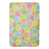 Cirkels in cirkels badmat (Voorkant Verticaal)