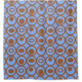 Cirkels in cirkels douchegordijn (Voorkant)