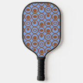Cirkels in cirkels pickleball paddle (Achterkant)