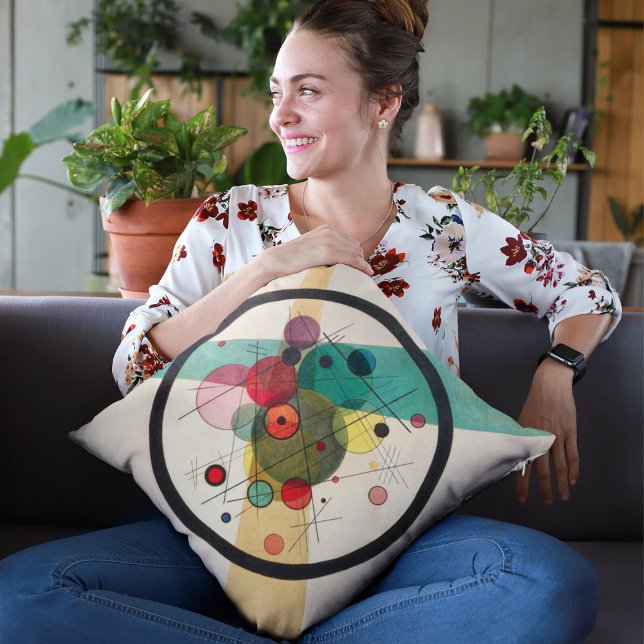 Cirkels in een Cirkel, Kandinsky Kussen (Creator heeft geüpload)