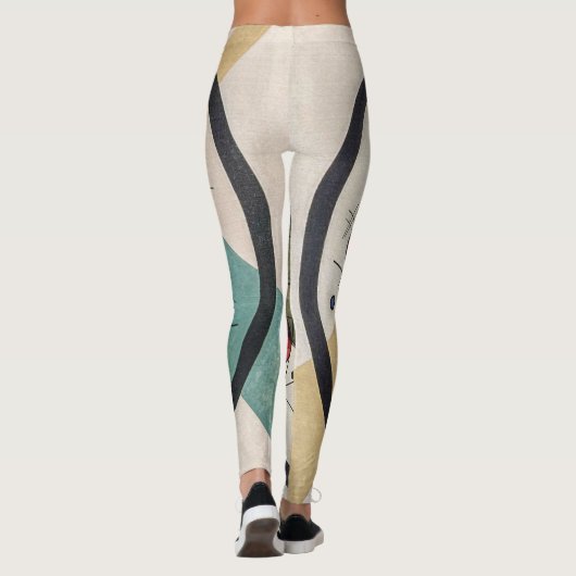Cirkels in een Cirkel - Kandinsky Leggings (Achterkant)