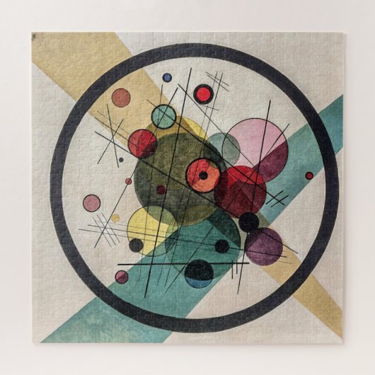 Cirkels in een Cirkel - Kandinsky Legpuzzel (Horizontaal)