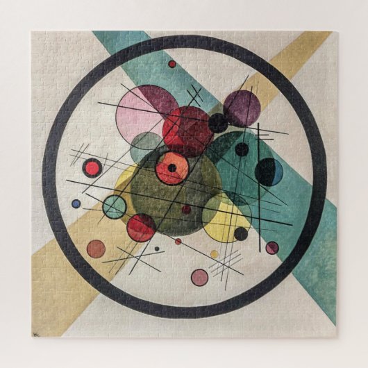 Cirkels in een Cirkel - Kandinsky Legpuzzel (Verticaal)