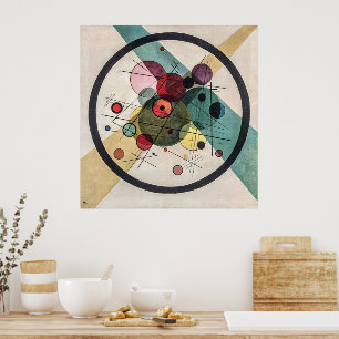 Cirkels in een Cirkel - Kandinsky Poster