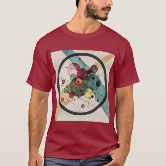 Cirkels in een Cirkel - Kandinsky T-shirt (Voorkant)
