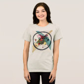 Cirkels in een Cirkel - Kandinsky Tri-Blend Shirt (Voorkant volledig)