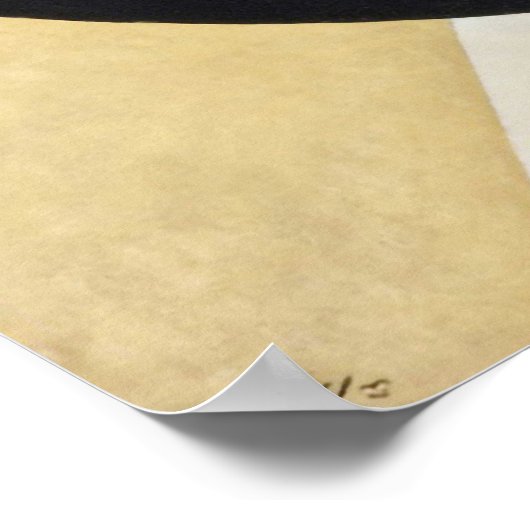 Cirkels in een cirkel poster (Hoek)