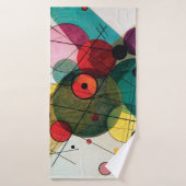 Cirkels in een Cirkel van Wassily Kandinsky Badhanddoek (Badhanddoek)