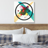 Cirkels in een Cirkel van Wassily Kandinsky Canvas Afdruk (Insitu (Slaapkamer))