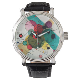 Cirkels in een Cirkel van Wassily Kandinsky Horloge