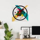 Cirkels in een Cirkel van Wassily Kandinsky Poster (Thuiskantoor)