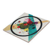 Cirkels in een Cirkel van Wassily Kandinsky Tegeltje (Zijkant)