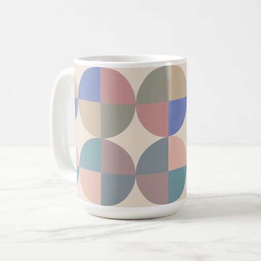 cirkels koffiemok (Voorkant links)