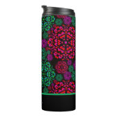 Cirkels kunst thermische tumbler thermosbeker (Geroteerd rechts)