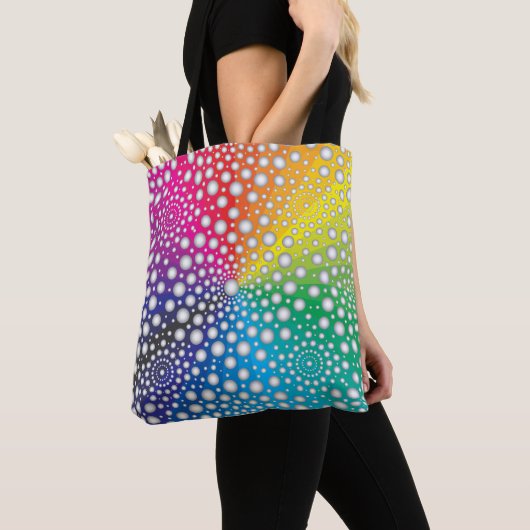 Cirkels Mandala 2 Tote Bag (Dichtbij)